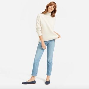 Everlane ReCashmere Stroopwafel Turtleneck Sweater Size Small EUC